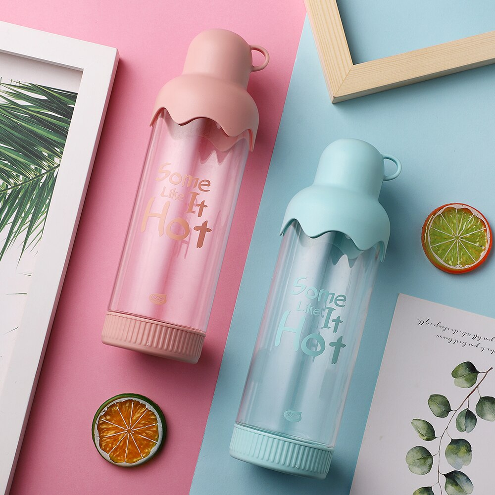 650ml infuser vattenflaska plast frukt infusion barn dricker utomhussport flaskor juice citron bärbar vattenkokare