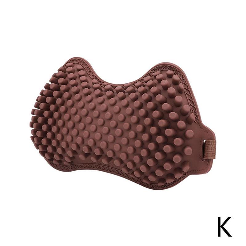 Cojín de Gel para asiento de coche, soporte Lumbar de masaje para cuello, pieza de ventilación fresca, almohada para el dolor del coche, reposacabezas, accesorio Re S3F8: K