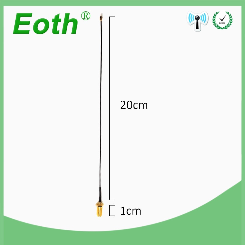 2 kpl 10cm 21cm jatkojohto ufl to rp sma liitin antenni wifi letkukaapeli ipx to rp-sma naaras ipx 21cm