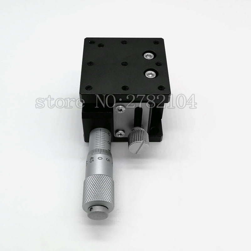 Z axis 40*40mm Displacement Lift Stage Manual fine tuning platform Cross rail Sliding Table 40*40mm LZ40