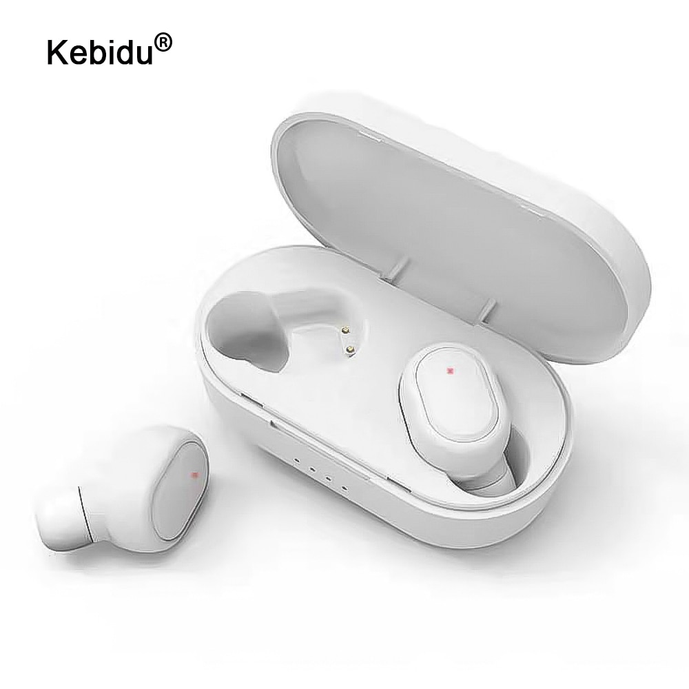 Kebidu Tws Bluetooth Oortelefoon 5.0 True Draadloze Headsets Met Microfoon Handsfree Oortelefoon Voor Xiaomi Redmi Oortelefoon Stereo Oordopjes