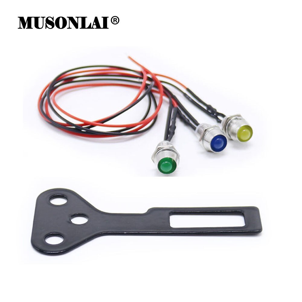 12v motorcykel instrument led ljus helljus / neutral / blinkers indikator justerbar hastighetsmätare vägmätare extraljus