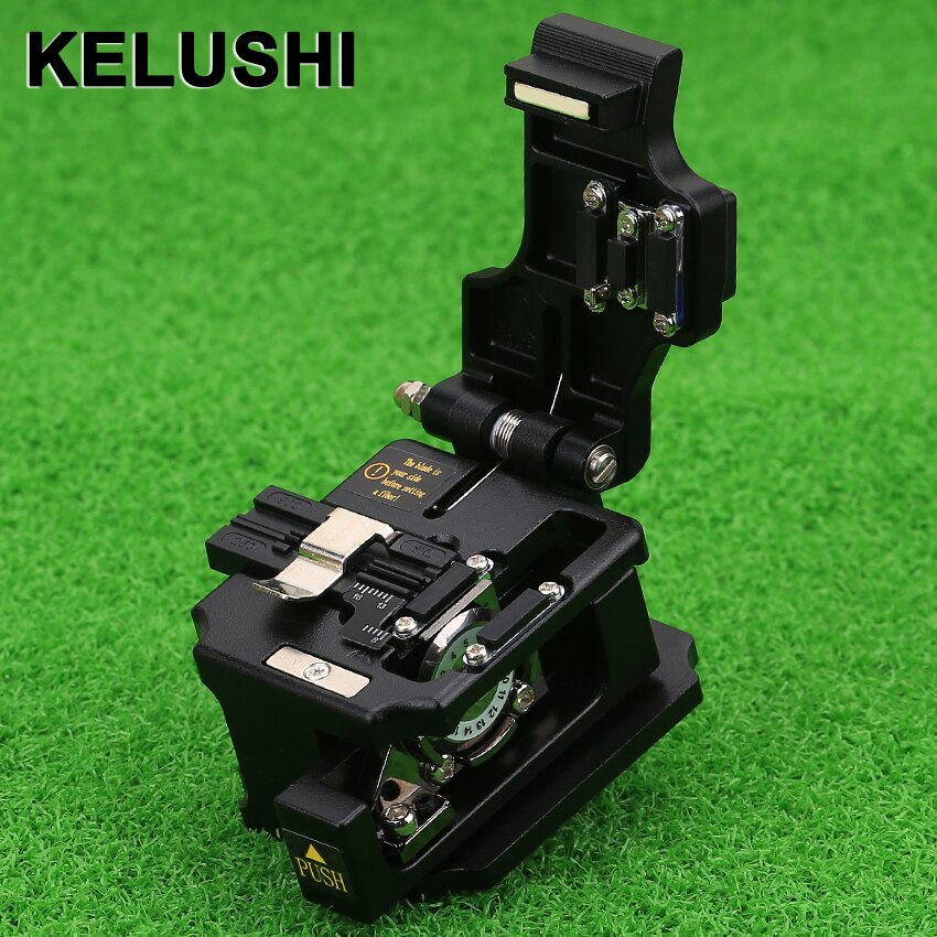 KELUSI Hoge Precisie snijgereedschap SKL-8A Optical Fiber Cleaver Kabel Snijmes: Zwart