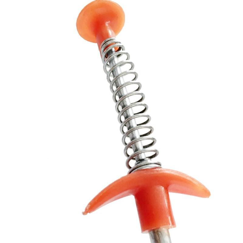 Fleksibel grabber pickup værktøj-udtrækkelig klo retriever stick med 5 pakke længde  of 24 tommer, til at rense hår fra afløb, vask, t