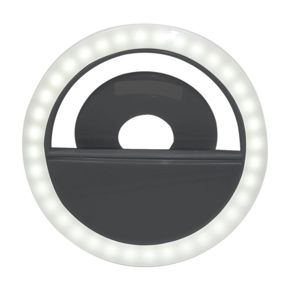 Macro & Ring Lights Ring Flash for Phone Camera Led Photo Build in Battery Taking for Self Stick Macro Flash Ring Light: 2