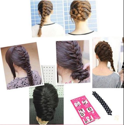 Uds.-trenzador de pelo de araña, clips de pelo hechos de banda, herramientas de estilismo de cabello trenzado, trenza ciempiés, herramienta de Belleza del cabello