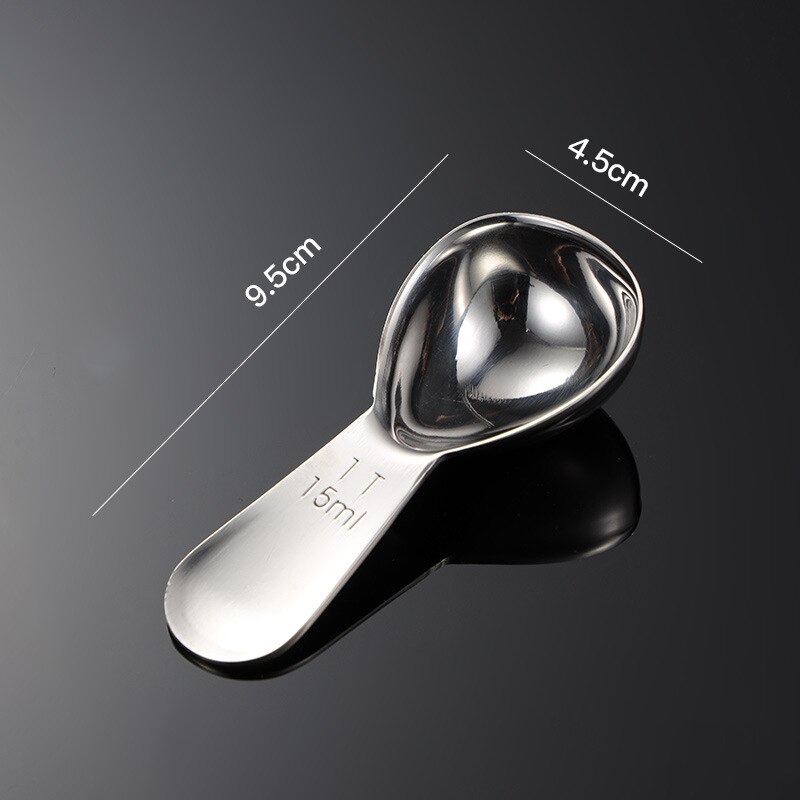 1 Pcs 304 Stainless Steel Kitchen Measuring Spoons Coffee Sugar Scoop Cake Baking Flour Measuring Cups Kitchen Cooking Tools: 7