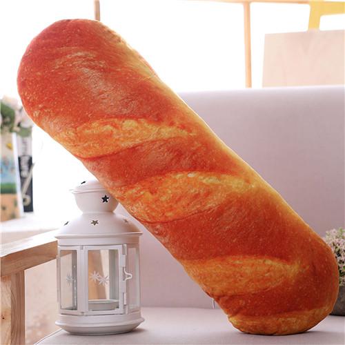 50 cm Simulatie Boter Brood Vlees Floss Sesam Kussens Levensechte Voedsel Pluche Croissant Donuts Snack Decoratie Rugleuning Kussen: 1