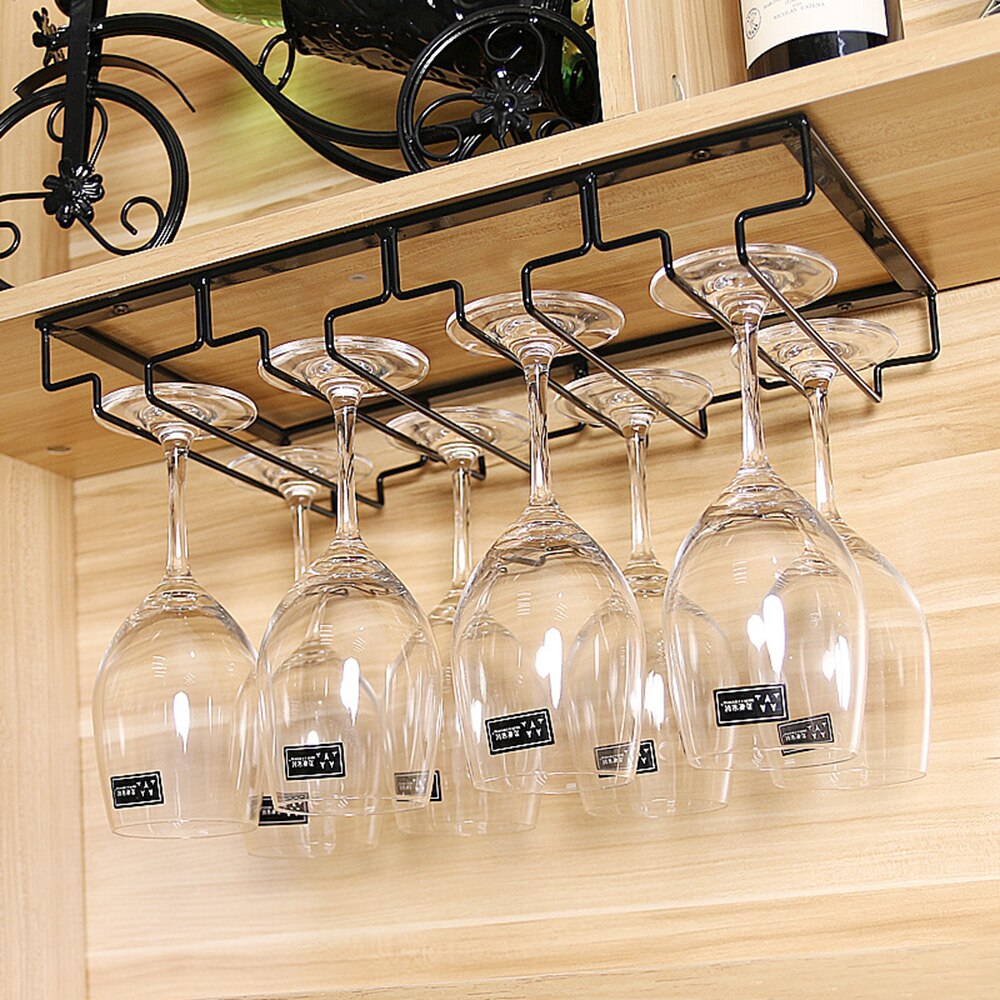 Soporte para colgar tazas, soporte para tazas con 4 ranuras, , de hierro, para Cocina