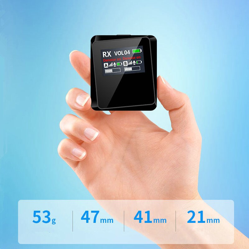 Audio Record Mic For iPhone Android Phone 50 Meters Long Distance Recording