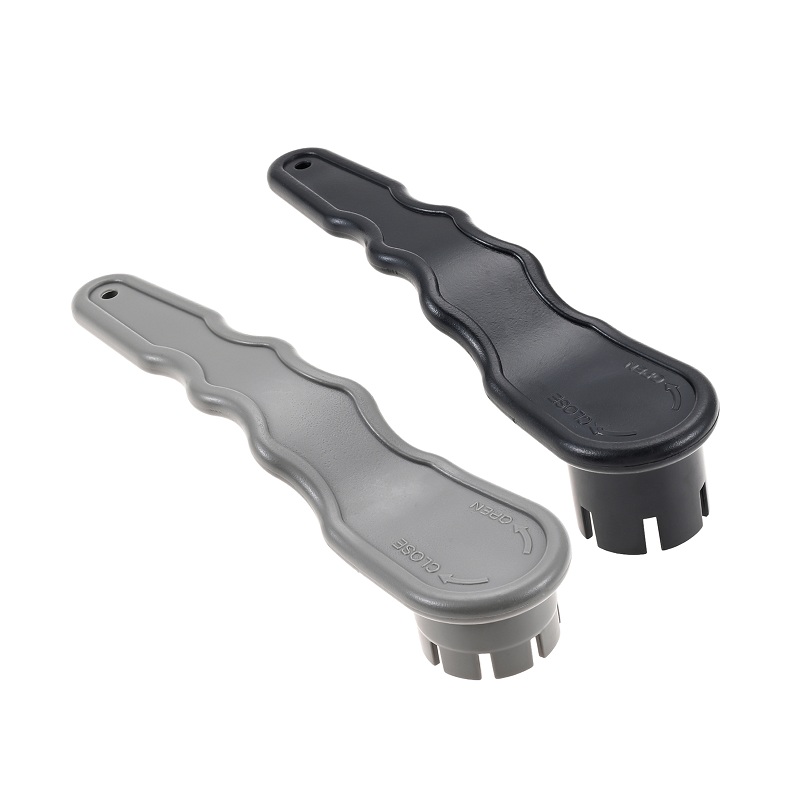 1Pc Barca Zattera Valvola Dell'aria Chiave Valvola Dell'aria di Sicurezza Nero/Grigio 6/8-Scanalatura Chiave per Gommone Valvola Dell'aria Rimozione/Riparazione