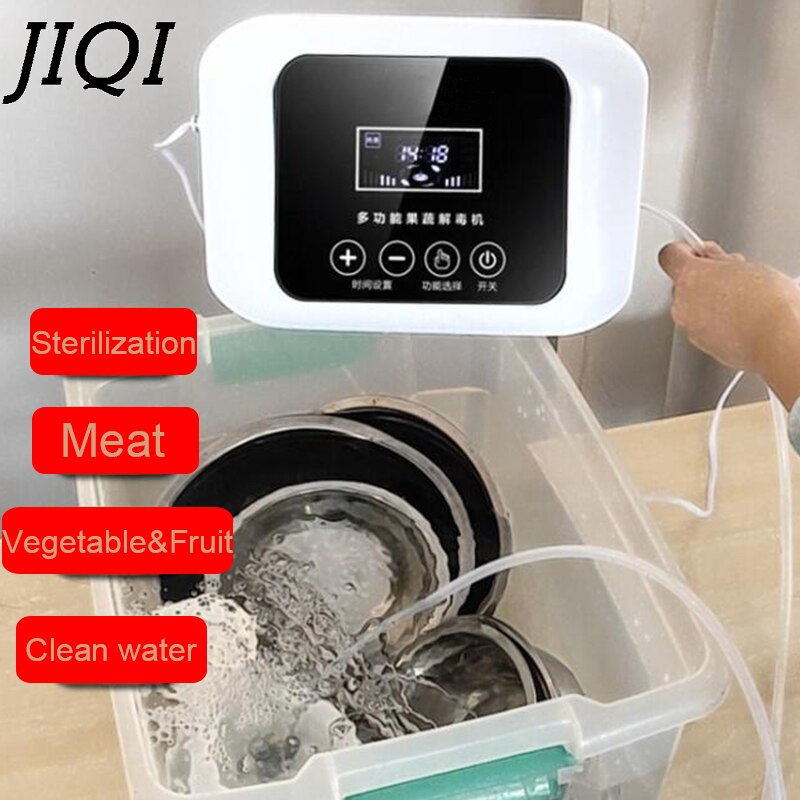 Ozone Generator Deodorizer Water Air Sterilizer Purifier Cleaner Fruit Vegetable Fish Tank Oxygen Disinfector Ozonator Ionizator