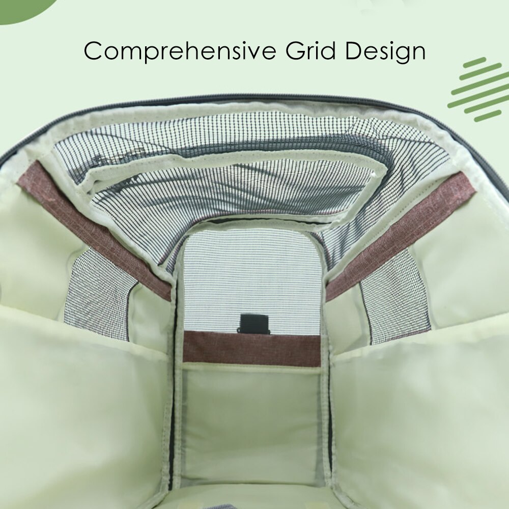 Portable Cat Carrier Bag Pet Puppy Travel Bags Breathable Mesh Dog Backpack Cat Carrier Outgoing Foldable Zipper Pets Handbag