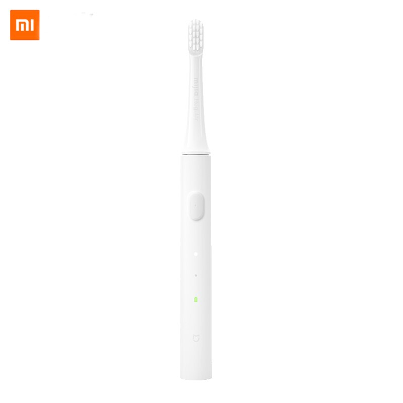 Xiaomi mijia sonic electrich tandbørste ultralyd automatisk børstetand hurtigere usb genopladelig ipx 7 vandtæt: Hvid