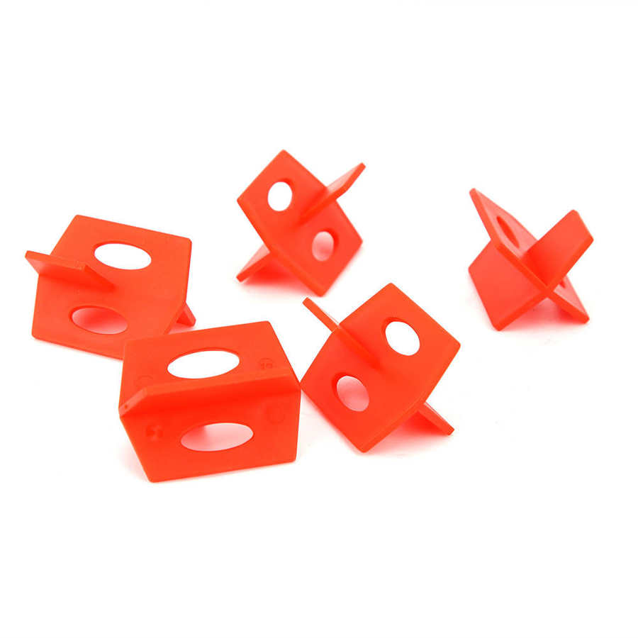 100Pcs/Pack Crossed Shaped Tile Leveling System Position Flooring Leveler Tool