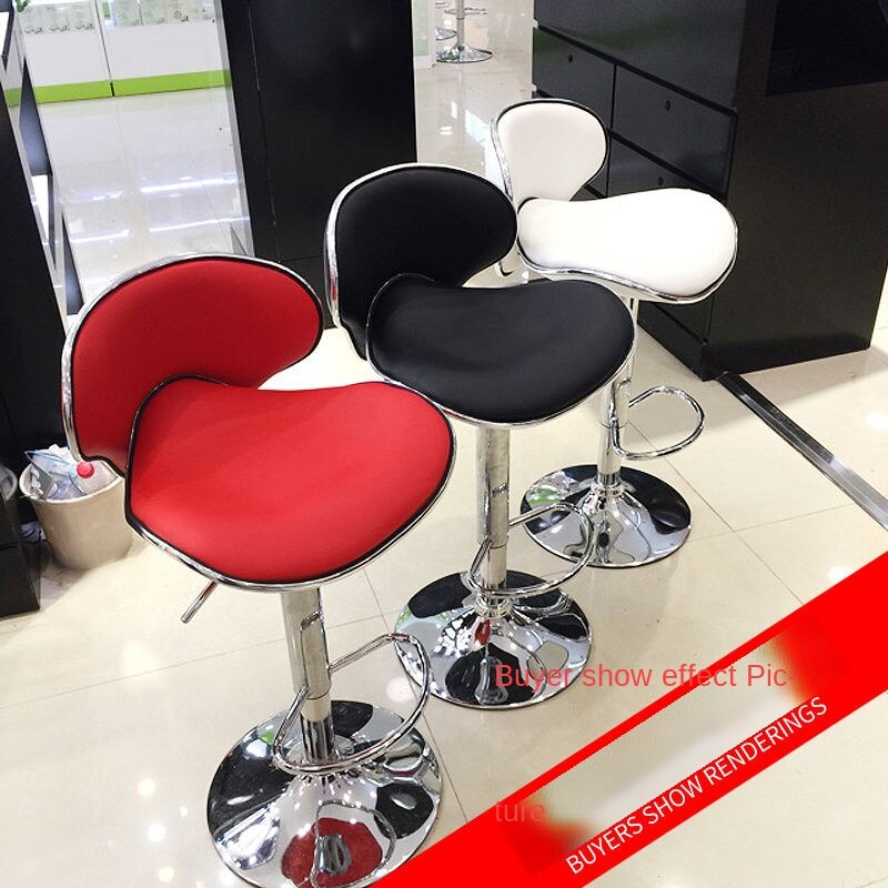 Bar Stool Front Desk Chair Beauty Shop Mobile Phone Shop Chair Computer Chair High Leg Bar Chair Modern Simple Stool
