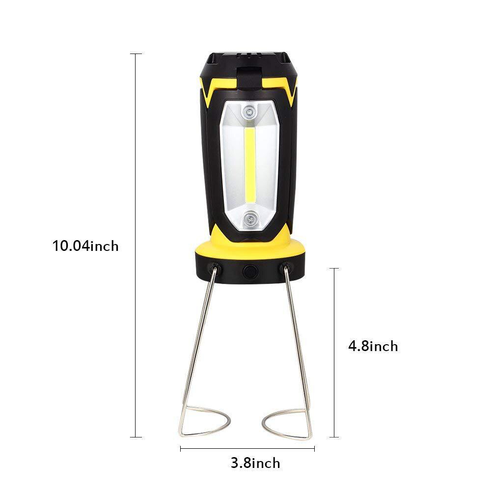 USB Rechargeable/AA Foldable Tent Lantern XPE+3*COB LED Bulb Lamp Emergency Night Fishing Light Outdoor Portable Camping Lamps