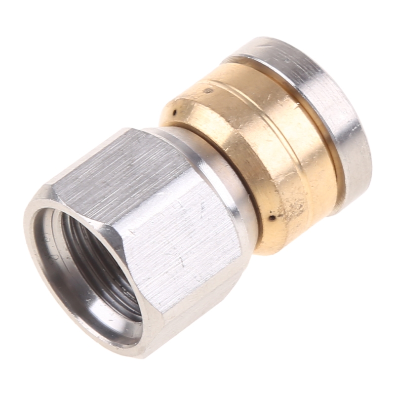 Rotating Sewer Jetter Nozzle Stainless Steel Pressure Sewer Hose Fittings Cleaning Pipe Drain Washing Rotary Nozzle: 1I8 1 front 3 back