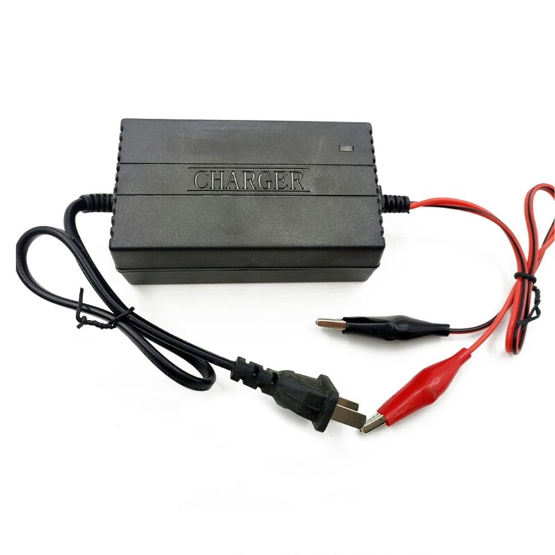 Universal Lead Acid Auto Motorcycle Battery Power Charger Maintainer 12V Intelligent Pulse Repair LED Capacity Display: 12V2A