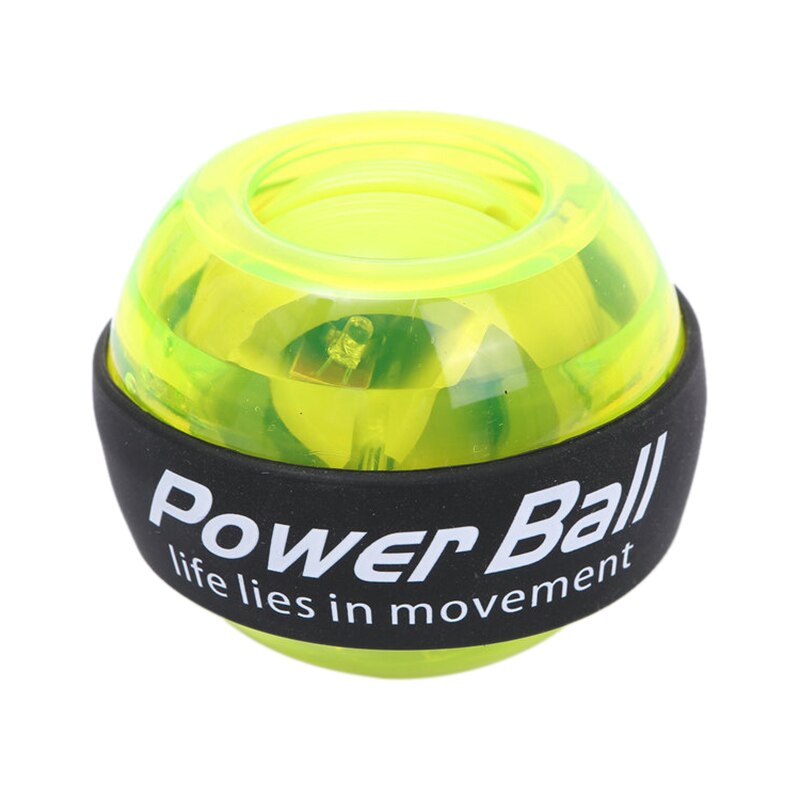 30lbs fuerza bola para la muñeca giroscopio que gira la muñeca Rotor agarre manual de gimnasio ejercitador Gyro pelota para hacer ejercicio músculo Relax: green