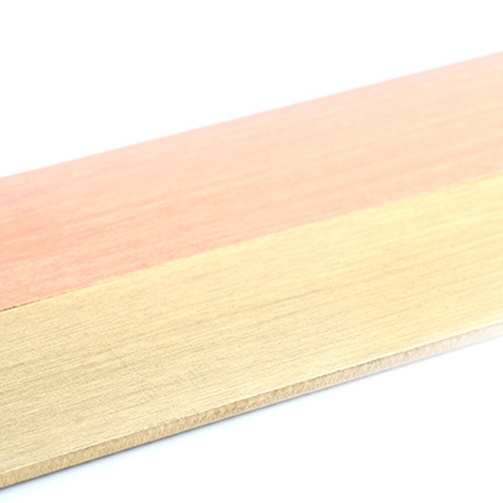 Marcapáginas de latón de 15Cm, regla recta de medición de oro rosa para escuela, papelería, herramientas de dibujo de pintura de Metal, 1 ud.