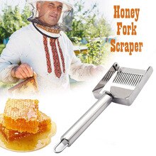 Stainless Steel Honey Scraper Fork Beekeeping Honey Uncapping Fork Shovel Tools 2019ing