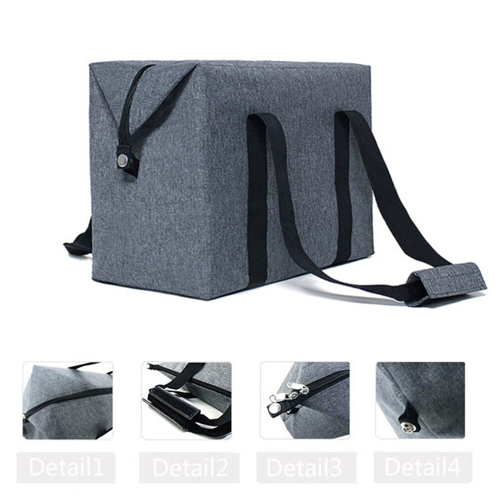 Bolsas reutilizables multiusos de tela Oxford, suministros de pícnic de gran capacidad plegables, paquete de hielo para actividades al aire libre, enfriador aislado: Default Title