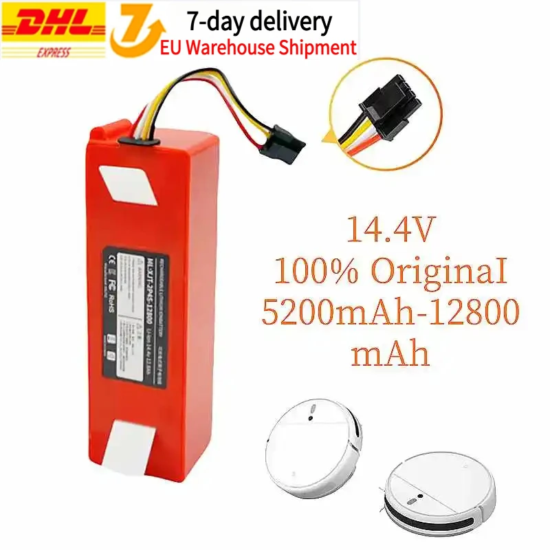 14.4V 5200-12800mAh 100% oryginalna wymiana akumulator do robota sprzątającego Xiaomi S50 S51 S55 T60