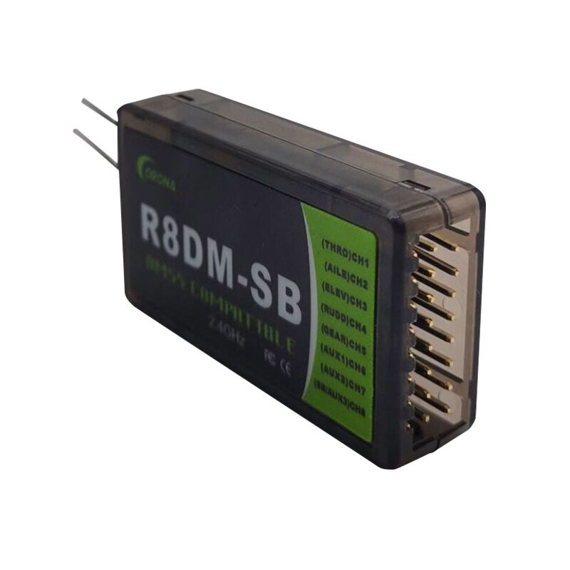 Corona – récepteur R6DM-SB 6CH R8DM-SB 8CH 2.4GHz DMSS Compatible avec S.Bus pour JR DMSS XG6 XG7 XG11 RC avion émetteur DIY