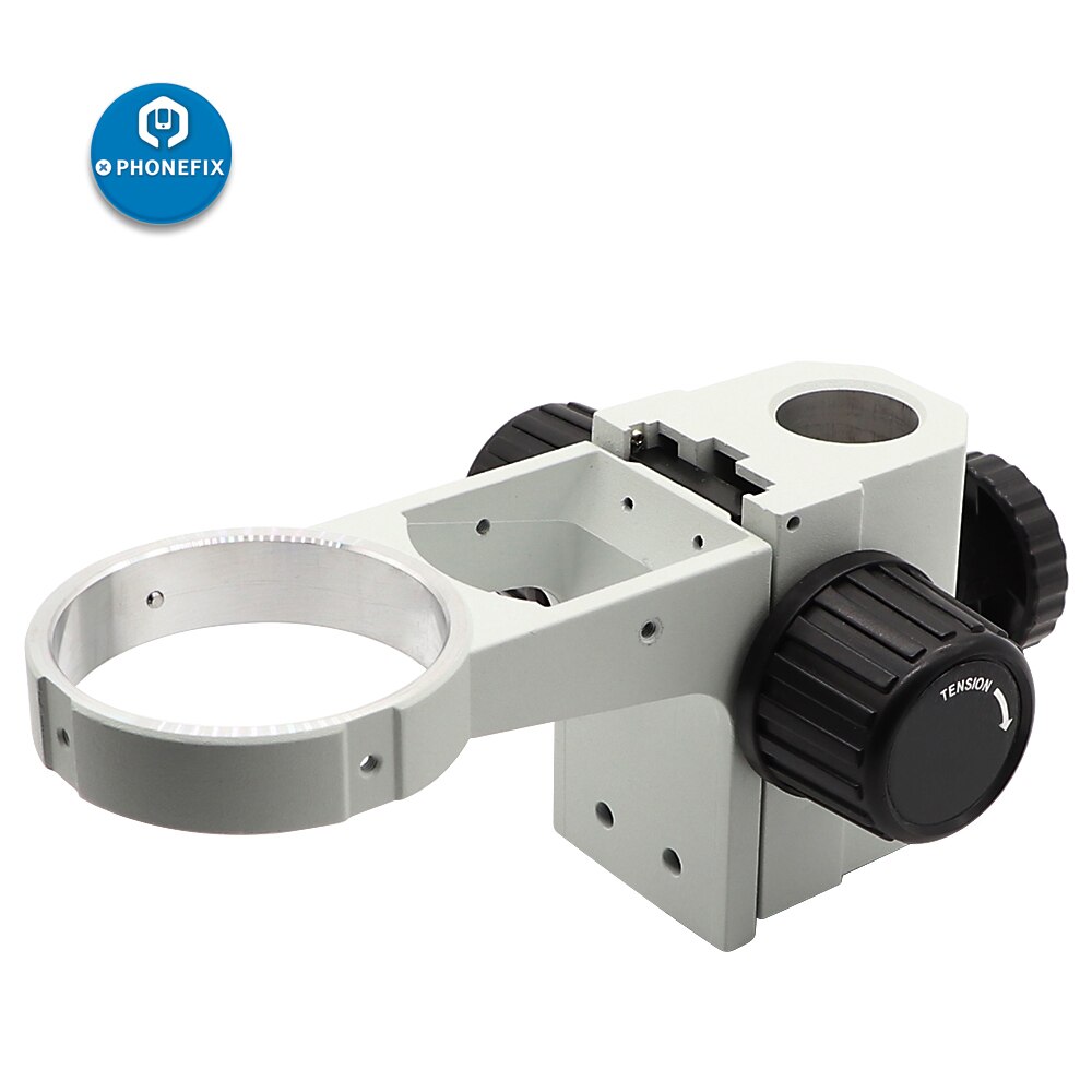 25mm/ 30mm Stereo Microscope Heavy Gear Ring Adjustable 76mm Microscope Lens Stand Gear Ring Holder Mount Arm Microscope Parts
