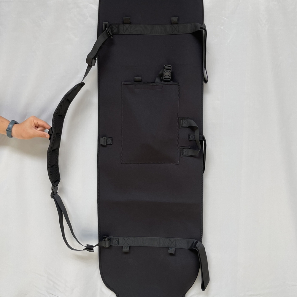 Draagbare Snowboard Tas Zwart Ski Board Organizer Slijtvaste Monoboard Skiën Pouch Beschermhoes