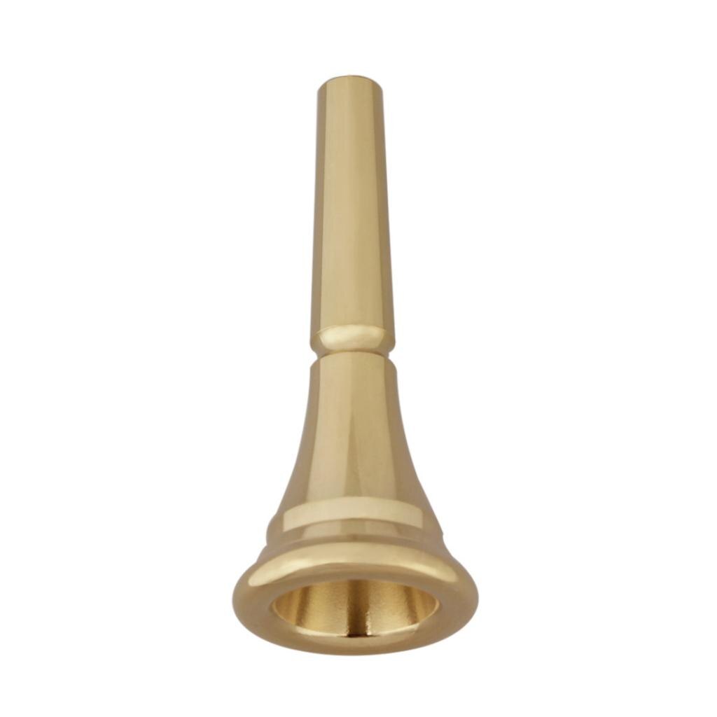 Finest Copper French Horn Mouthpiece Mouth DIY Brass Instrument Parts: Golden