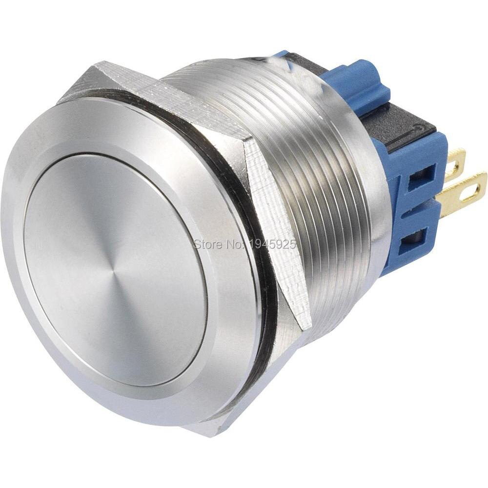 22mm Momentary or Latching 1NO1NC Push Button Switch DPST Metal Industrial Boat Car Switch