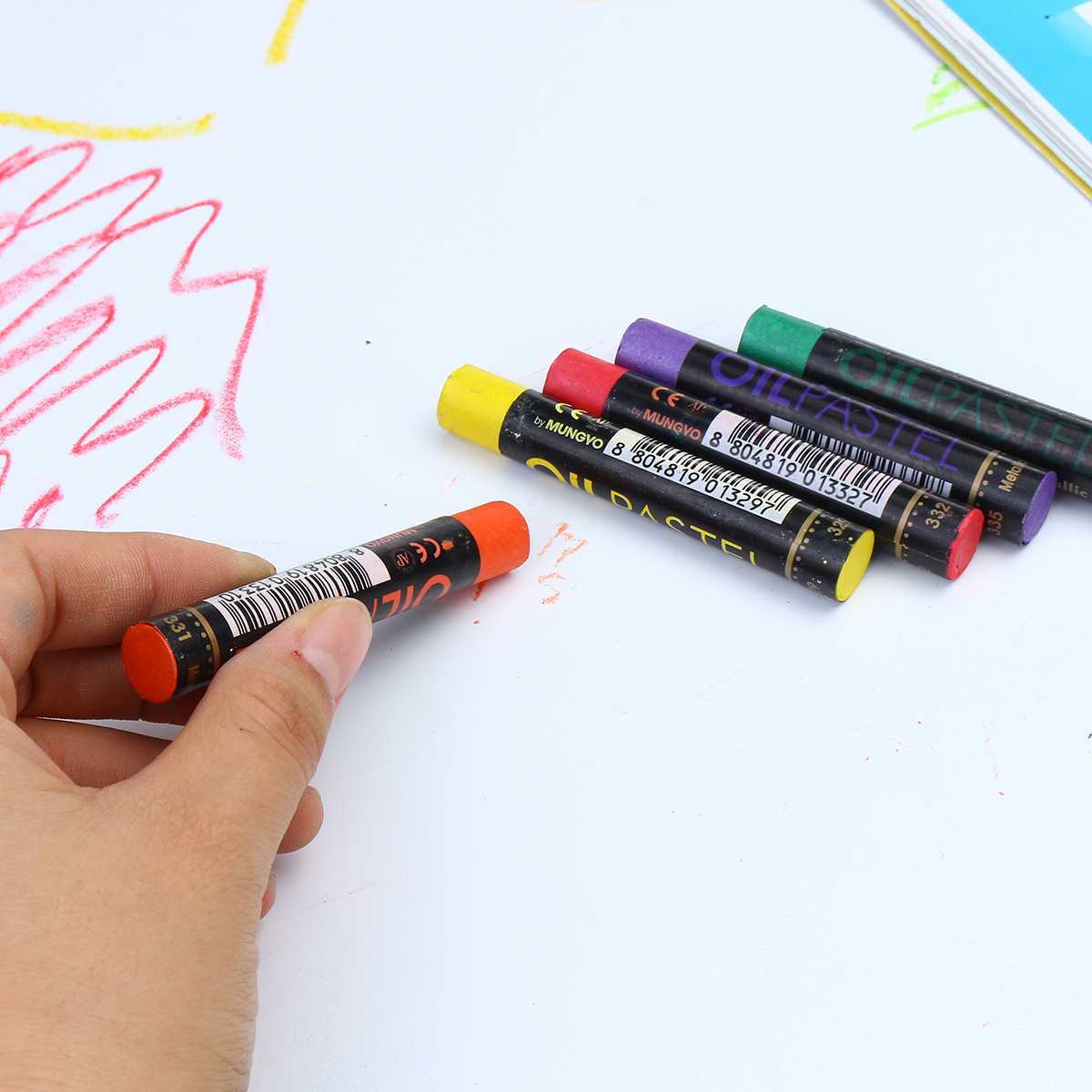 12/24/35/48/72Colors Non-Toxic Crayon Graffiti Soft Oil Pastels for Artist Drawing Pen School Stationery Supplies