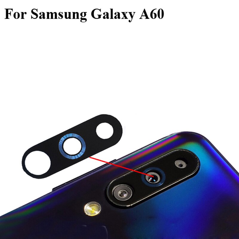 Di Alta Qualità per Samsung galassia A60 SM-A6060 Posteriore Posteriore Della Macchina Fotografica Obiettivo di Vetro per Samsung galassia Un 60 test di Buona di Ricambio