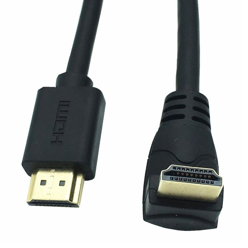 4 K * 2 K 60 HZ HDMI 2.0 Maschio a HDMI v2.0 Imbottiture & Up & Left & a destra Ad Angolo di 90 gradi Maschio HD Cavo di estensione HDMI 2.0 v cavo ad angolo