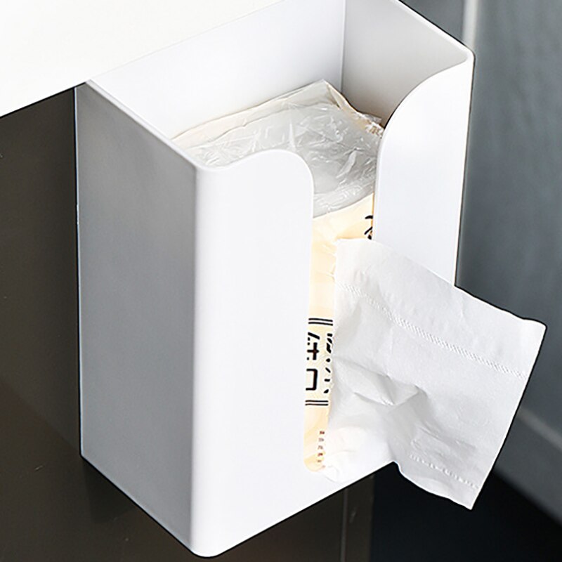 Huis Keuken Badkamer Tissue Doos Papier Houder Draagbare Toiletrolhouder Wall Mounted Organizer Case