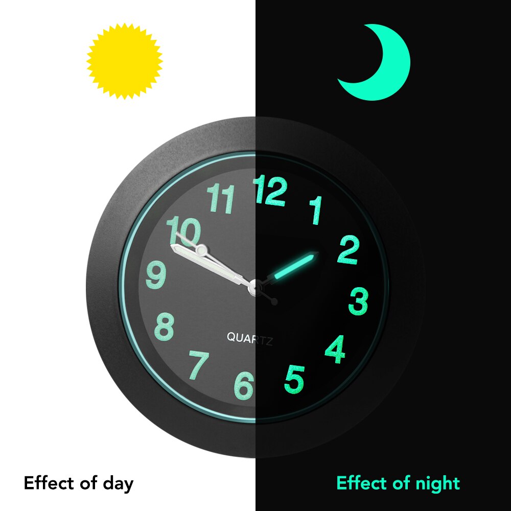 Reloj luminoso de cuarzo para Auto, vw t5 para volkswagen polo golf 7 6 5 4 golf mk4 passat b6 b5 b7 touran jetta mk6