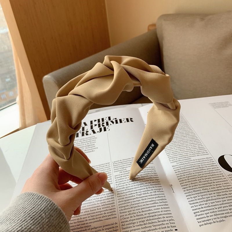 Gorgeous Bowknot Hairbands For Women Wide Headbands Girl Hair bands Female Hair Hoop Headwear Hair Accessories: green