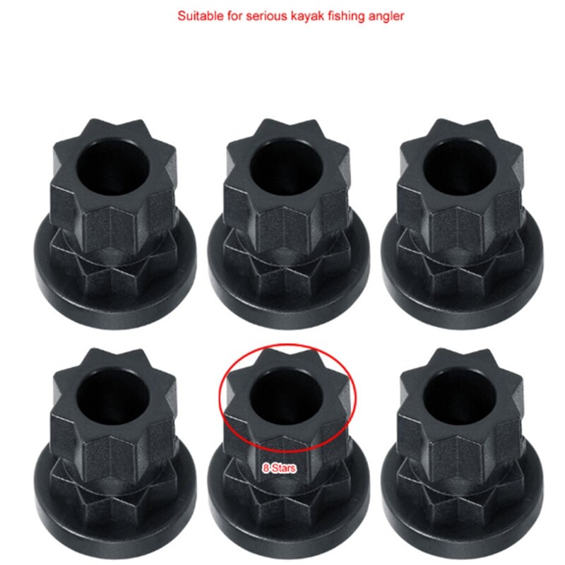 6Pcs Ram Mount Track Mounting Base Track Gear Adapter Kayak Track Mount for Boat Fishing Rod Kayak Track Mount Kayak