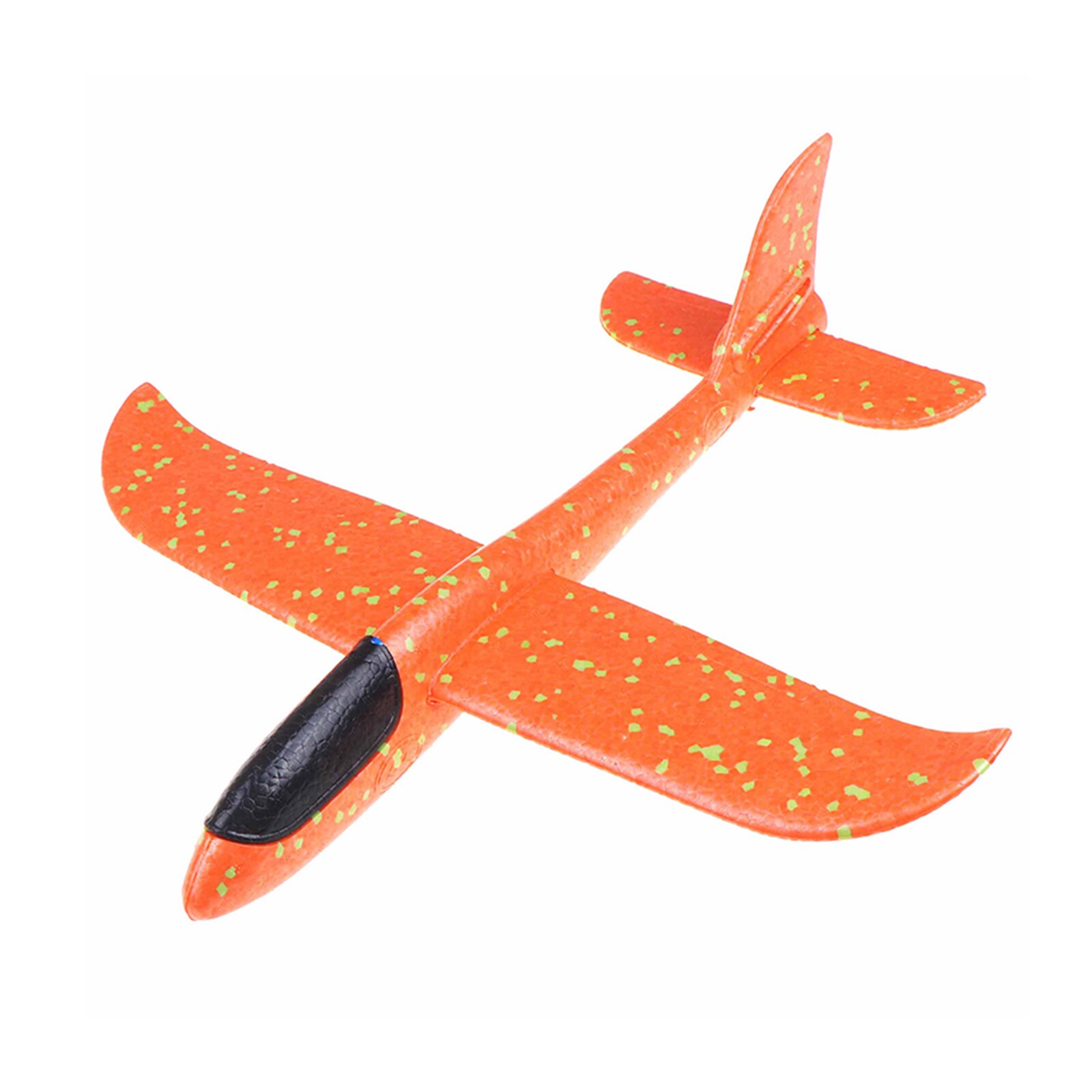 Schuim Zweefvliegtuig Vliegtuig Hand Gooien Vliegtuigen Speelgoed Schuim Vliegtuigen Vliegende Vliegtuig Model Buitensporten Speelgoed 2 Flight Mode Voor Kinderen: Oranje