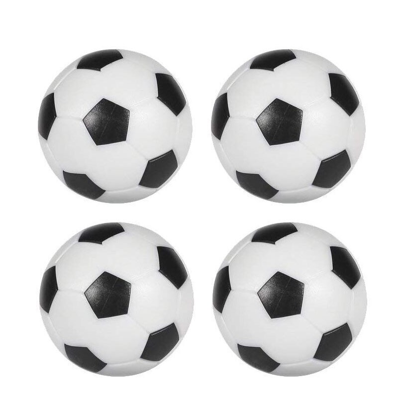 Conjunto de 4 bolas de plástico para futbolín 35mm bolas repuesto futbolin adultos futbolin infantil juego mesa recambio bolas