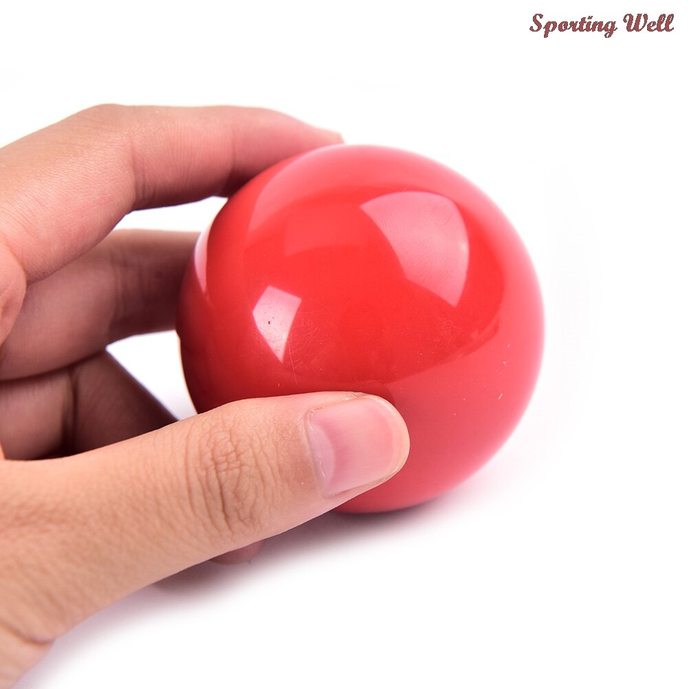 1pc 52.5mm røde billardkugler træningsbold harpiks snookerbold stødbold til billard snookertilbehør