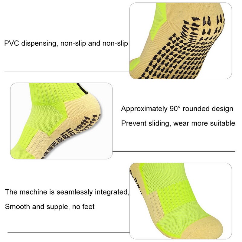 LOOZYKIT Neue 2 Arten Fußball Socken Anti Slip Fußball Socken Männer Sport Socken Gute Baumwolle 9 Farben Outdoor Sport socken