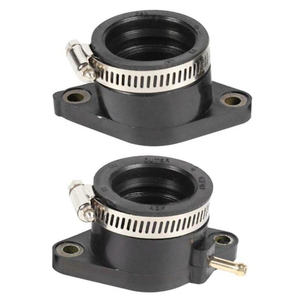 Black Intake Manifold 80 * 48mm Rubber + Metal XT600 XT600Z TT600 1984-2003