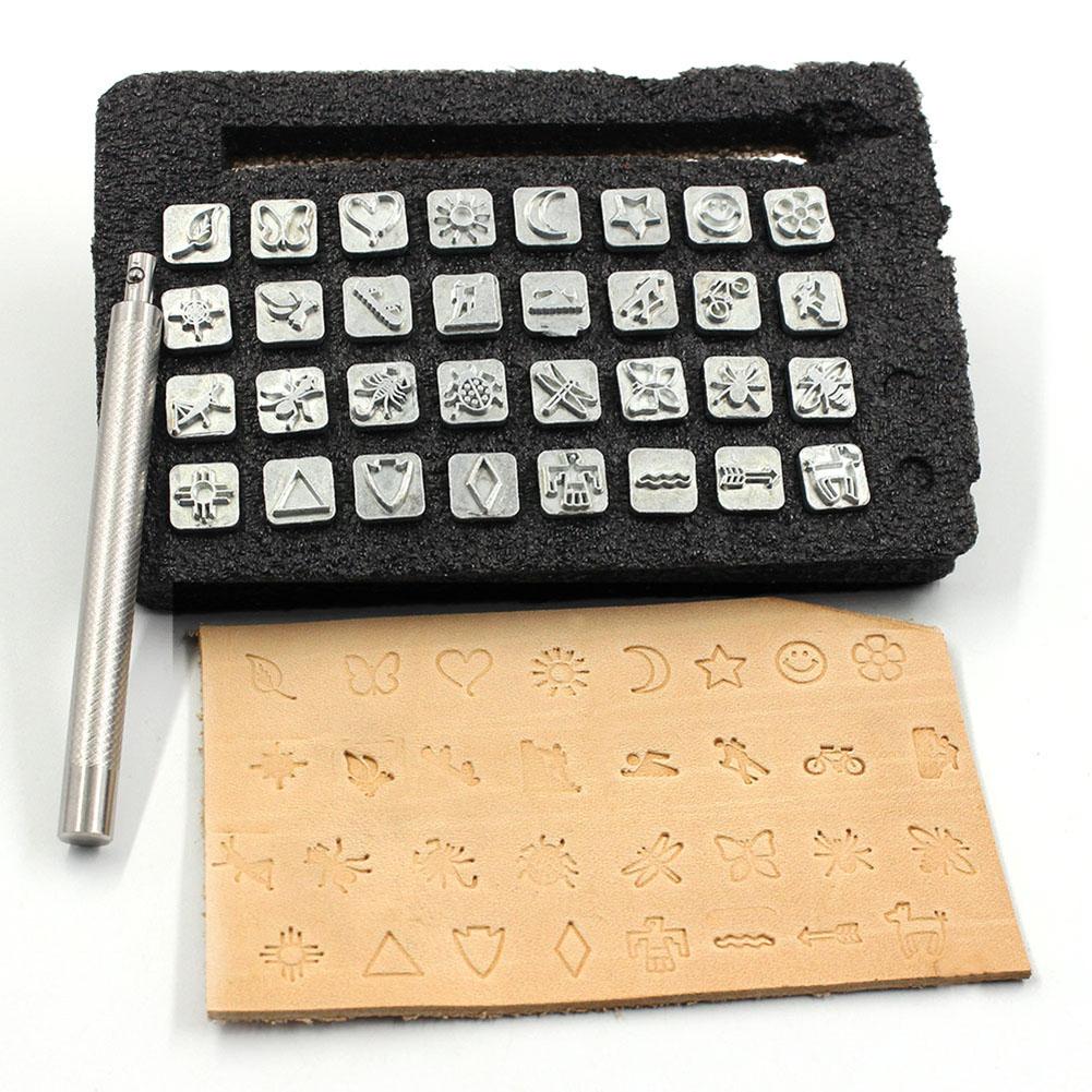 Ensemble De Tampons En Caoutchouc Feuille Tampons à Motif - France