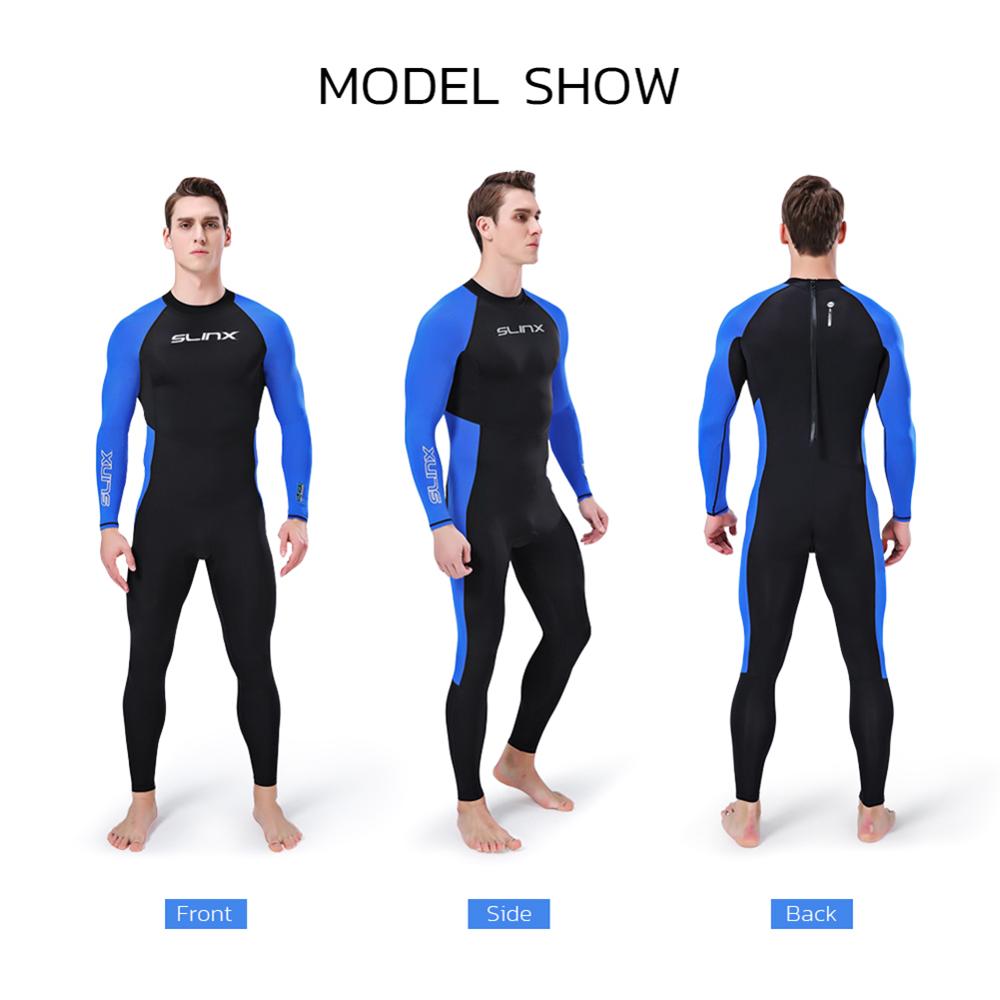 Combinaison de plongée pour hommes, pour surf, natation, plongée sous-marine, manches longues, fermeture éclair dans le dos