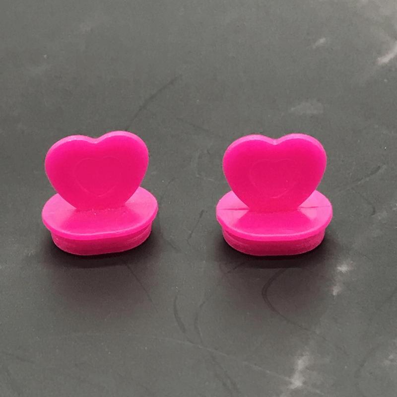 500pcs disposable injection milk tea cup lid stopper handmade DIY accessories heart shape stopper: stopper5 / 1000pcs