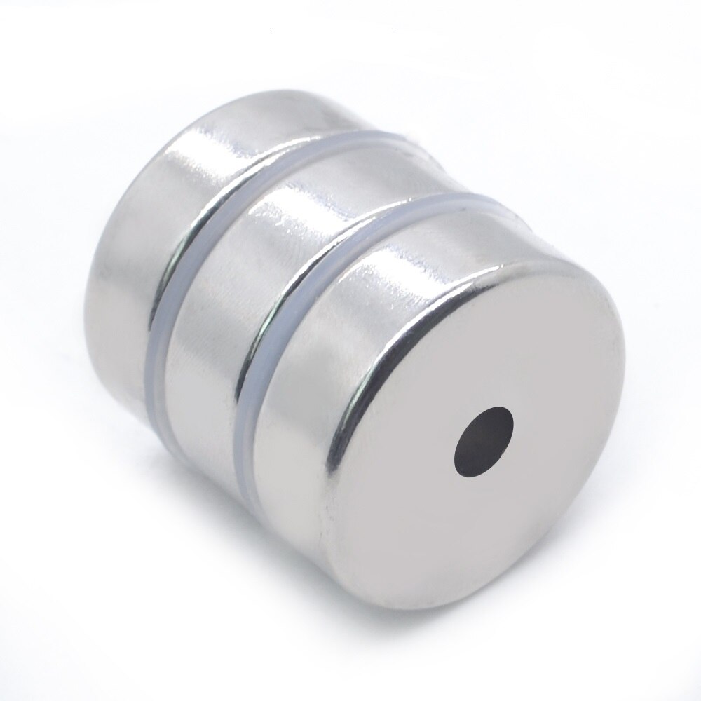 Disque magnétique rond NdFeB N35 en néodyme, 30x5mm, trou de 6mm, Super puissant, 1/2/5/10 pièces
