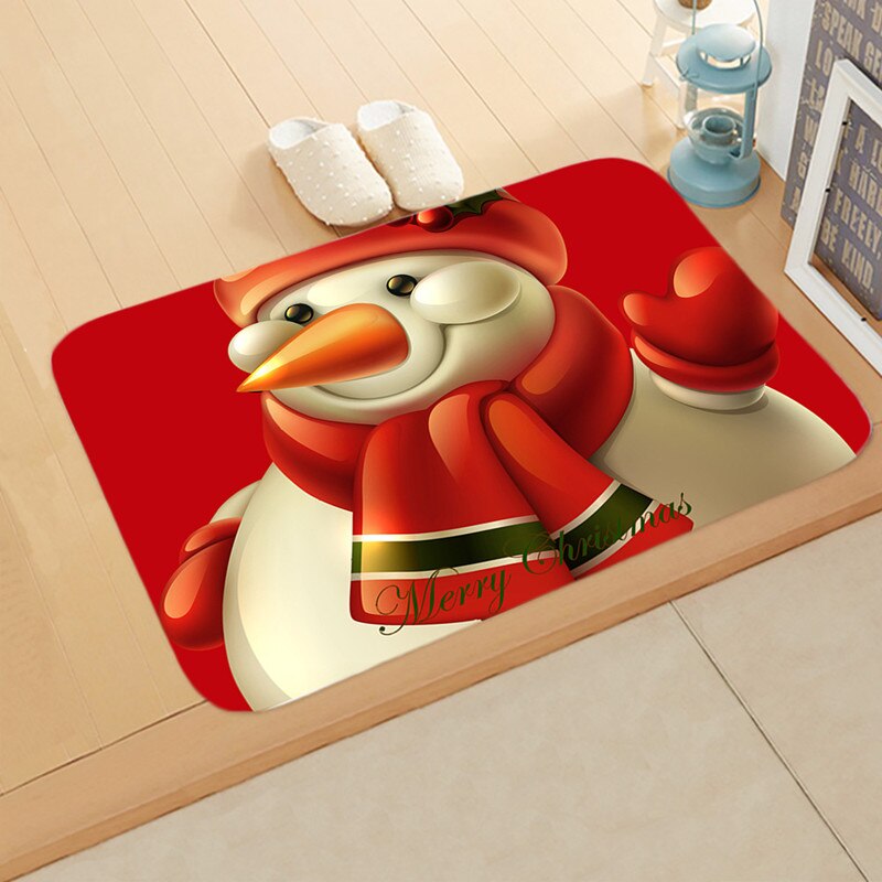 noël tapis extérieur tapis paillasson Santa ornement noël décoration pour la maison noël Navidad déco Noel nouvel an: 4
